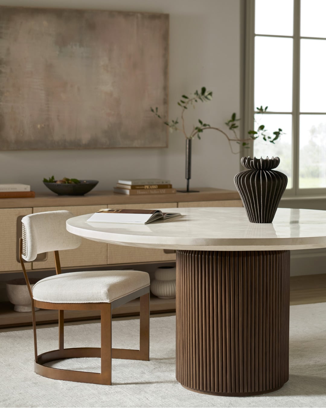 PALECEK - Jenner Fluted Rattan in Setting