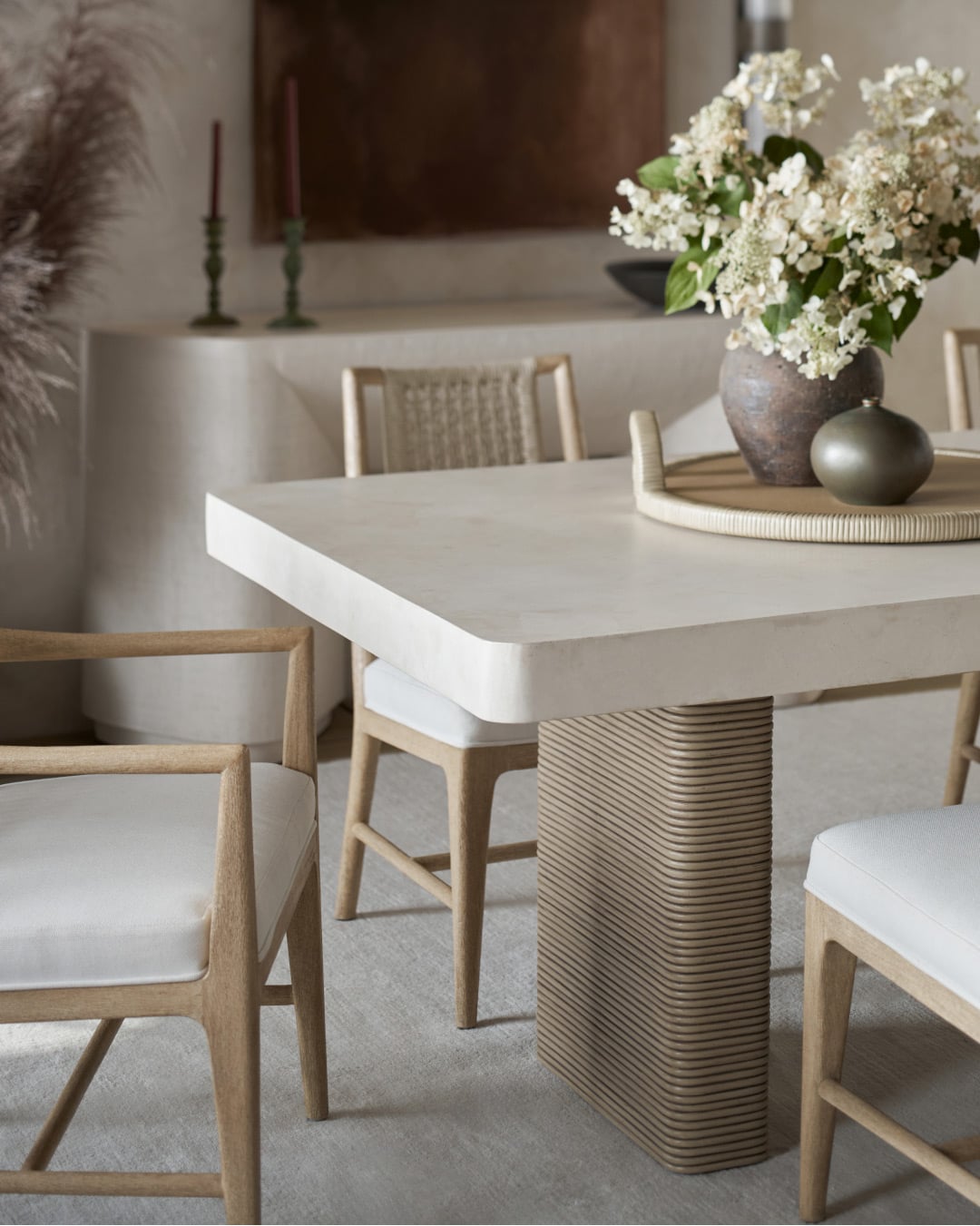 PALECEK - Marin Fluted Rattan in Setting