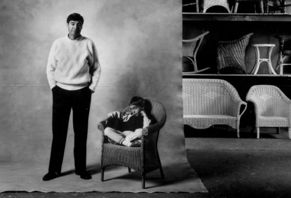  Allan H Palecek with his young son, Andrew